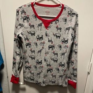 Wondershop Christmas safari animal pajama set